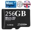 256GB SD micro Class 10 s SD adapté