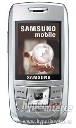 Samsung E250 záruka 24 měsíců - stříbrný